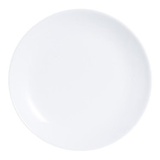 Набір 6 десертних тарілок Luminarc Diwali White Ø19см, склокераміка