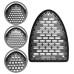 Терка Dynasty Profi Cookie 4 гранна 21см з контейнером 500мл і кришкою Терка Dynasty Profi Cookie 4 гранна 21см з контейнером 500мл і кришкою
