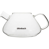 Чайник скляний заварювальний Ofenbach 1000мл зі знімним ситечком (0616l)